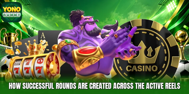 How successful rounds are created across the active reels How successful rounds are created across the active reels