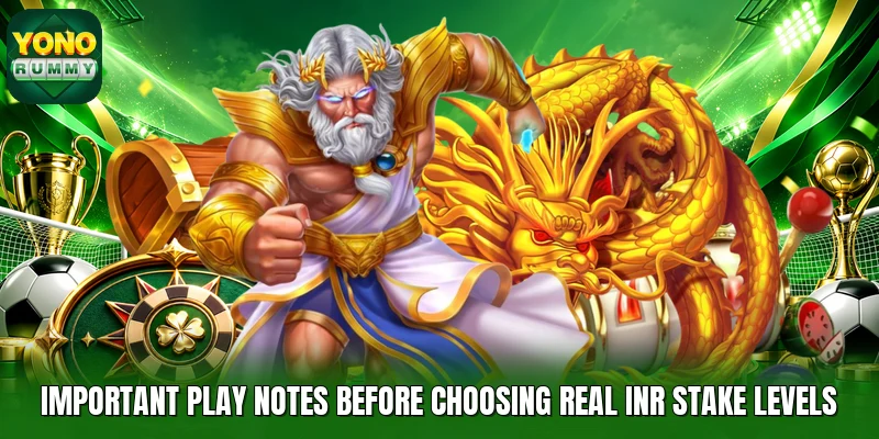 Important play notes before choosing real INR stake levels Important play notes before choosing real INR stake levels