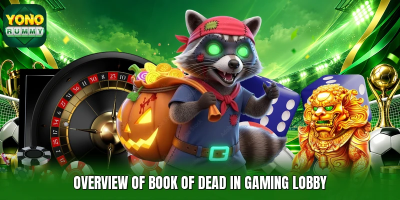 Overview of Book of Dead in gaming lobby Overview of Book of Dead in gaming lobby