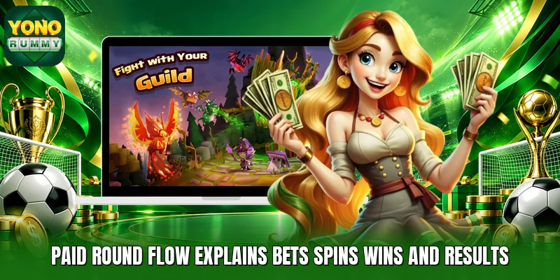 Paid round flow explains bets spins wins and results Paid round flow explains bets spins wins and results