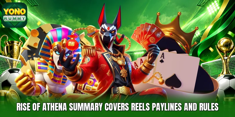 Rise of Athena summary covers reels paylines and rules Rise of Athena summary covers reels paylines and rules