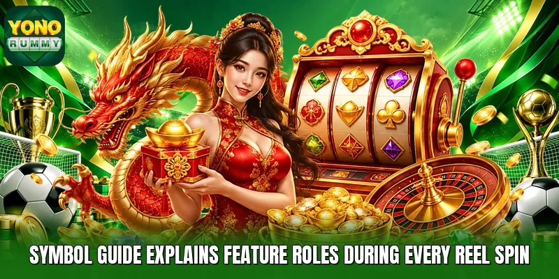 Symbol guide explains feature roles during every reel spin Symbol guide explains feature roles during every reel spin