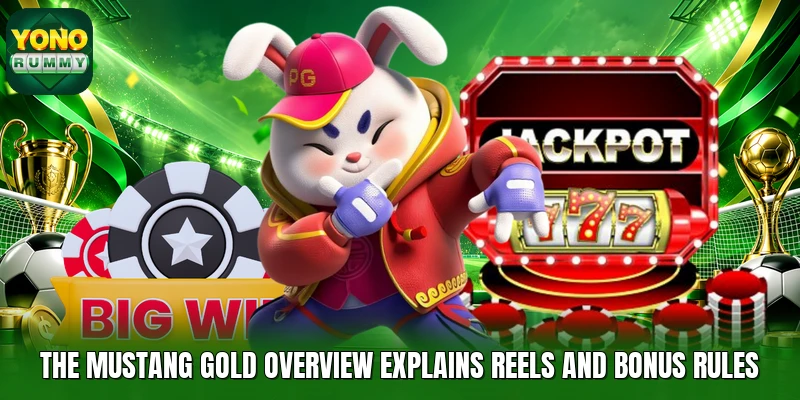 The Mustang Gold overview explains reels and bonus rules